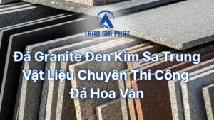 Đá Granite Đen Kim Sa Trung