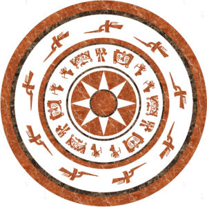Đá Hoa Văn Trống Đồng C066