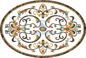 Đá Hoa Văn Bầu Dục EL01