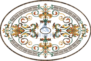 Đá Hoa Văn Bầu Dục EL03