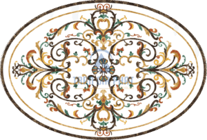 Đá Hoa Văn Bầu Dục EL04