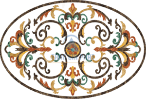 Đá Hoa Văn Bầu Dục EL06