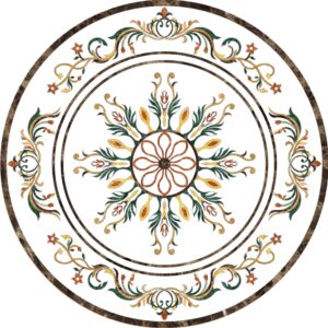 Đá Hoa Văn Tròn Cao Cấp S001