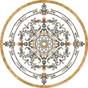 Đá Hoa Văn Tròn Cao Cấp S002