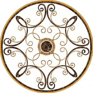 Đá Hoa Văn Tròn Cổ Điển S020