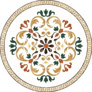 Đá Hoa Văn Tròn Cổ Điển S023