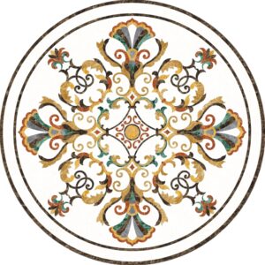Đá Hoa Văn Tròn Cổ Điển S026