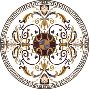 Đá Hoa Văn Tròn Cổ Điển S029