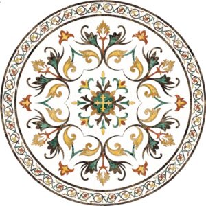 Đá Hoa Văn Tròn Cổ Điển S054