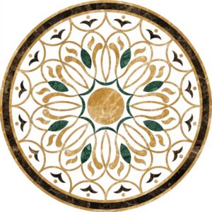 Đá Hoa Văn Tròn Hiện Đại S055
