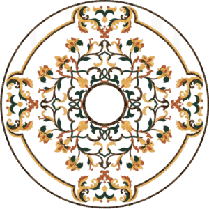 Đá Hoa Văn Tròn Cao Cấp S038