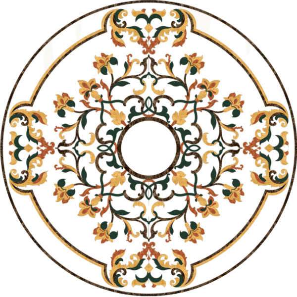 Đá Hoa Văn Tròn Cao Cấp S038
