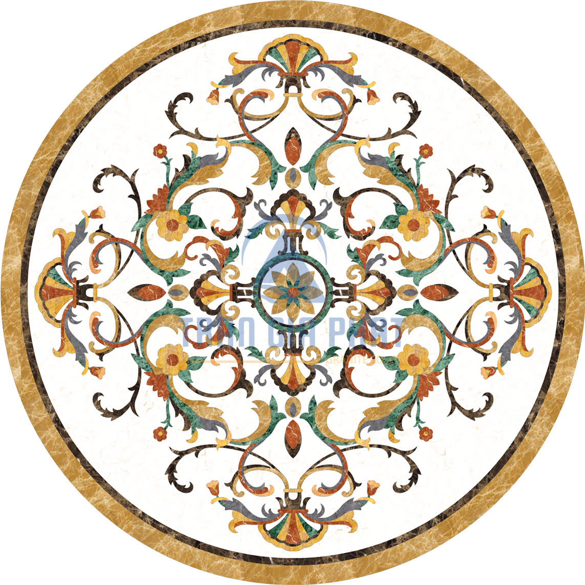 Đá Hoa Văn Tròn Cao Cấp C010