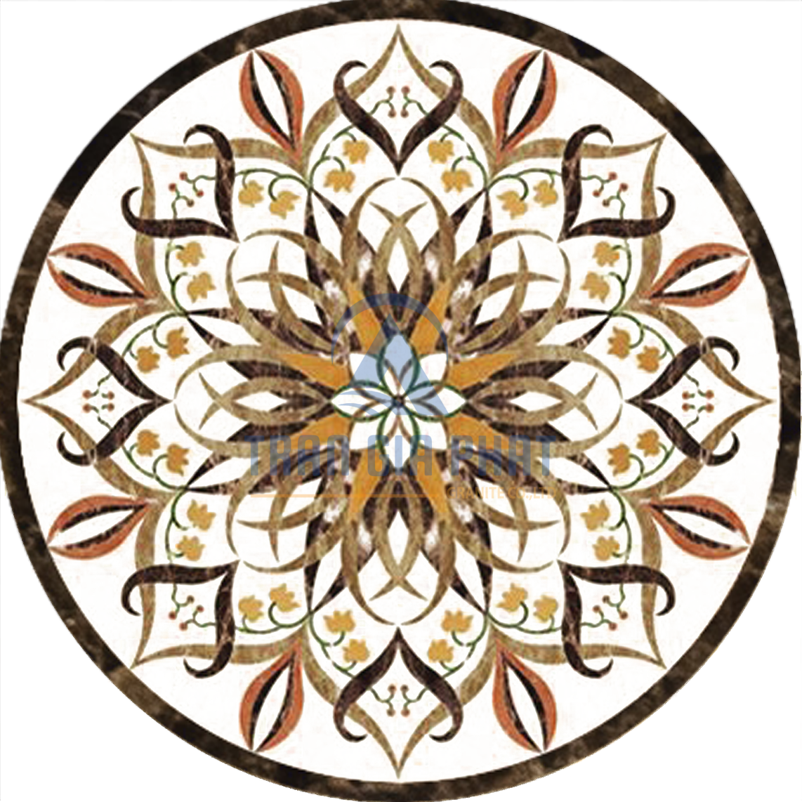 Đá Hoa Văn Tròn Cao Cấp C011