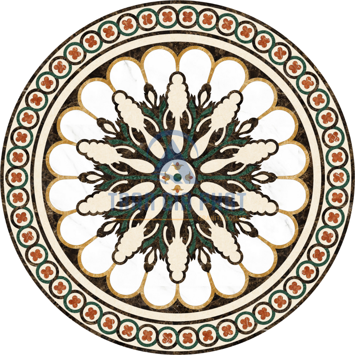 Đá Hoa Văn Tròn Cao Cấp C015