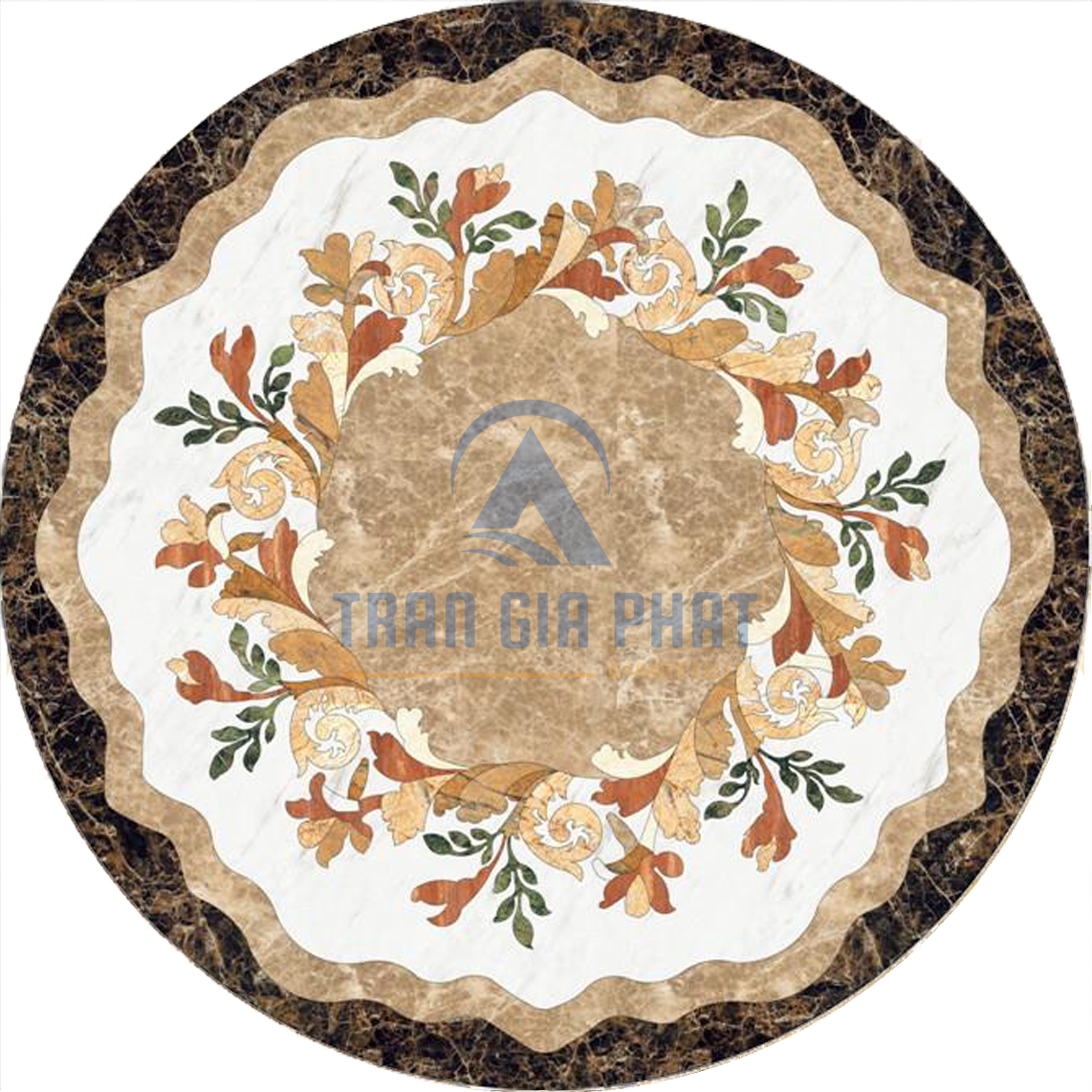 Đá Hoa Văn Tròn Cao Cấp C016