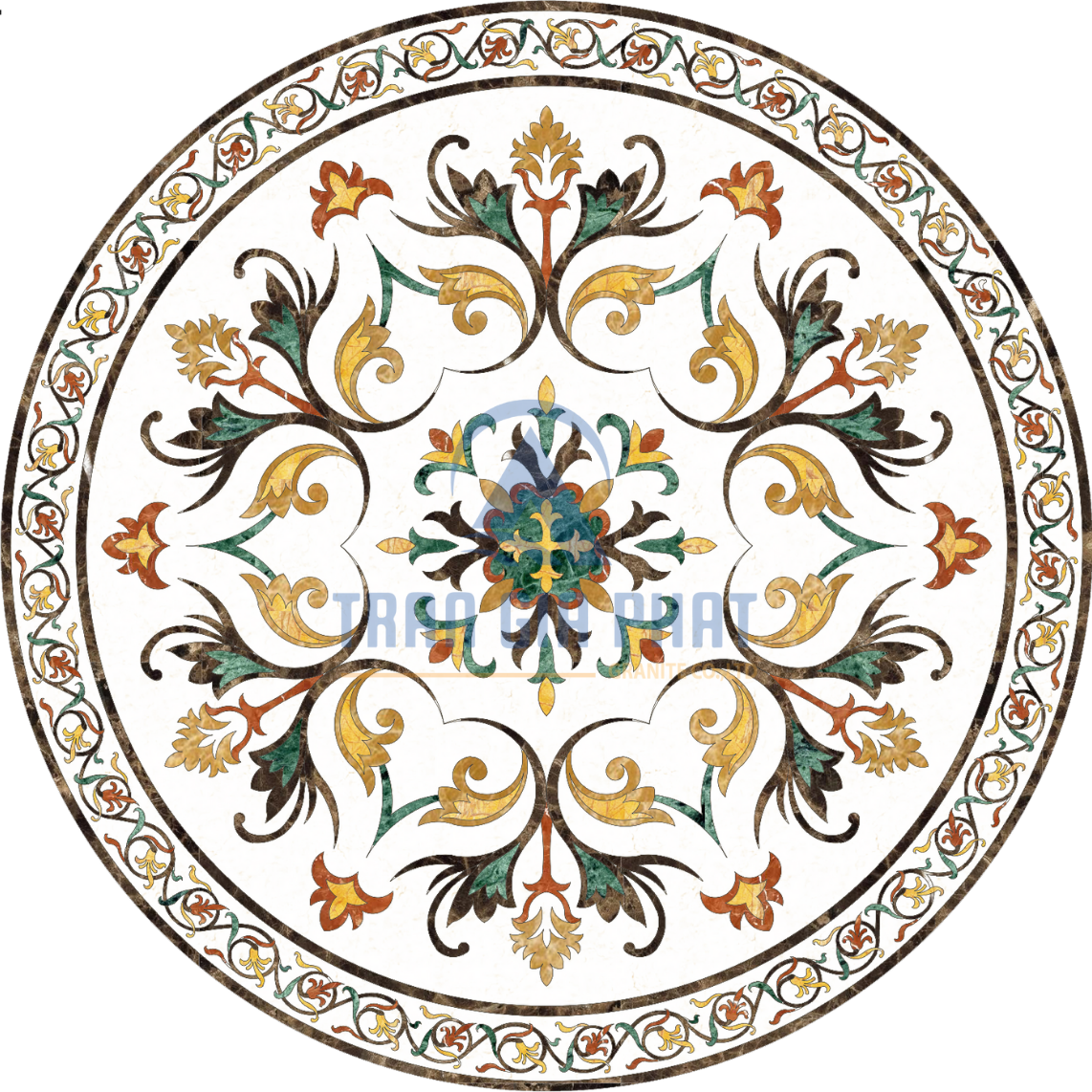 Đá Hoa Văn Tròn Cao Cấp C020