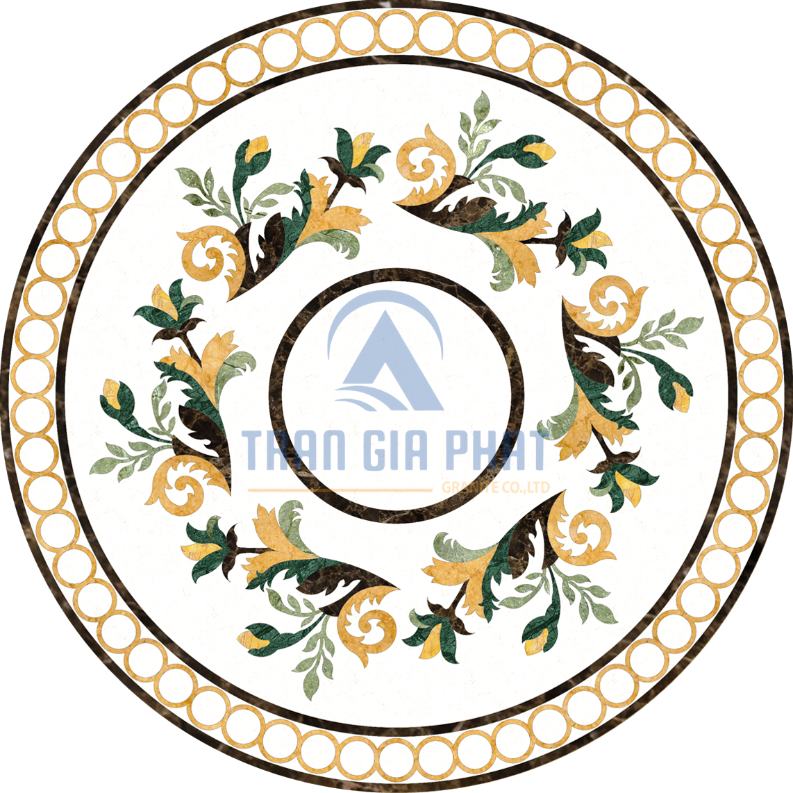 Đá Hoa Văn Tròn Cao Cấp C021