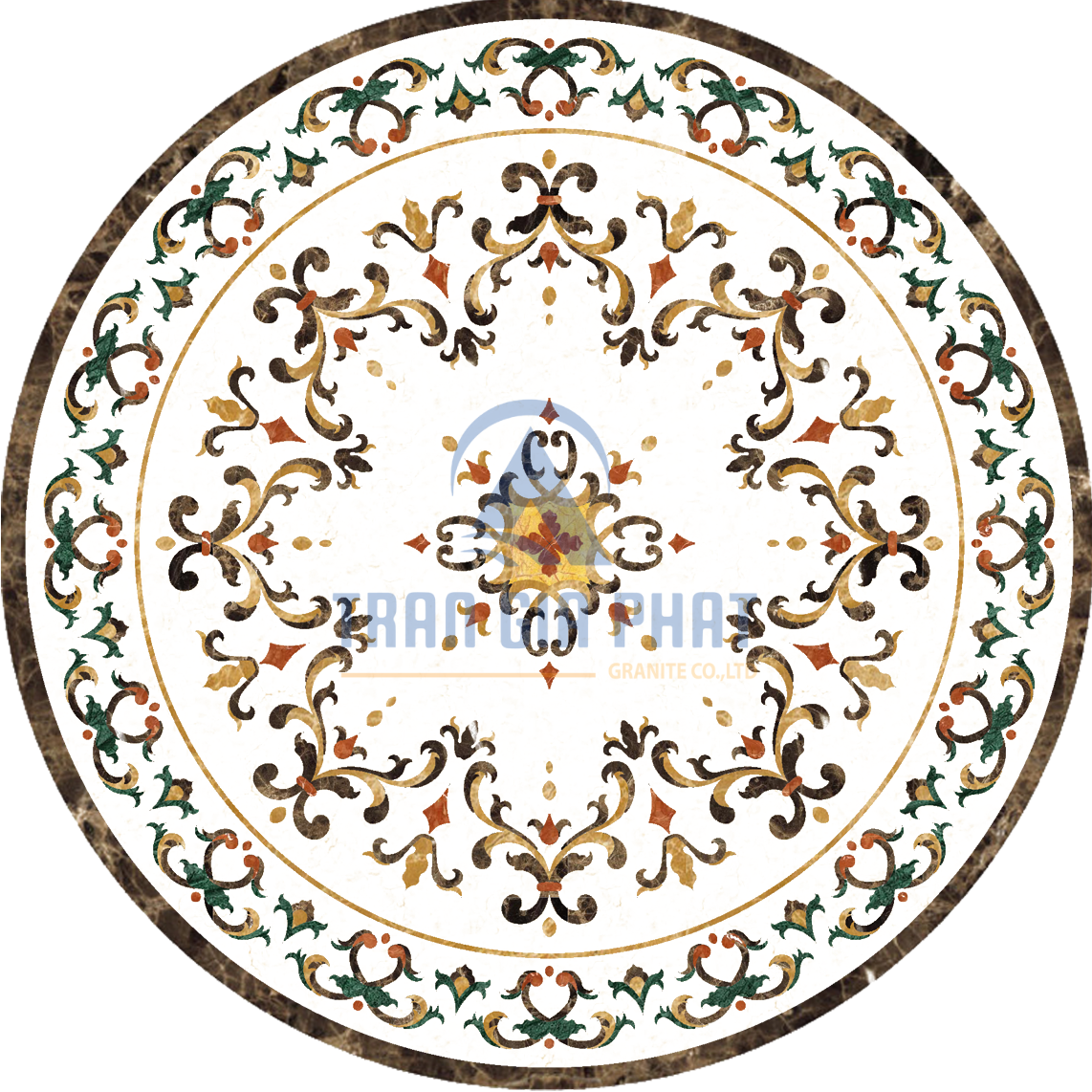 Đá Hoa Văn Tròn Cao Cấp C023