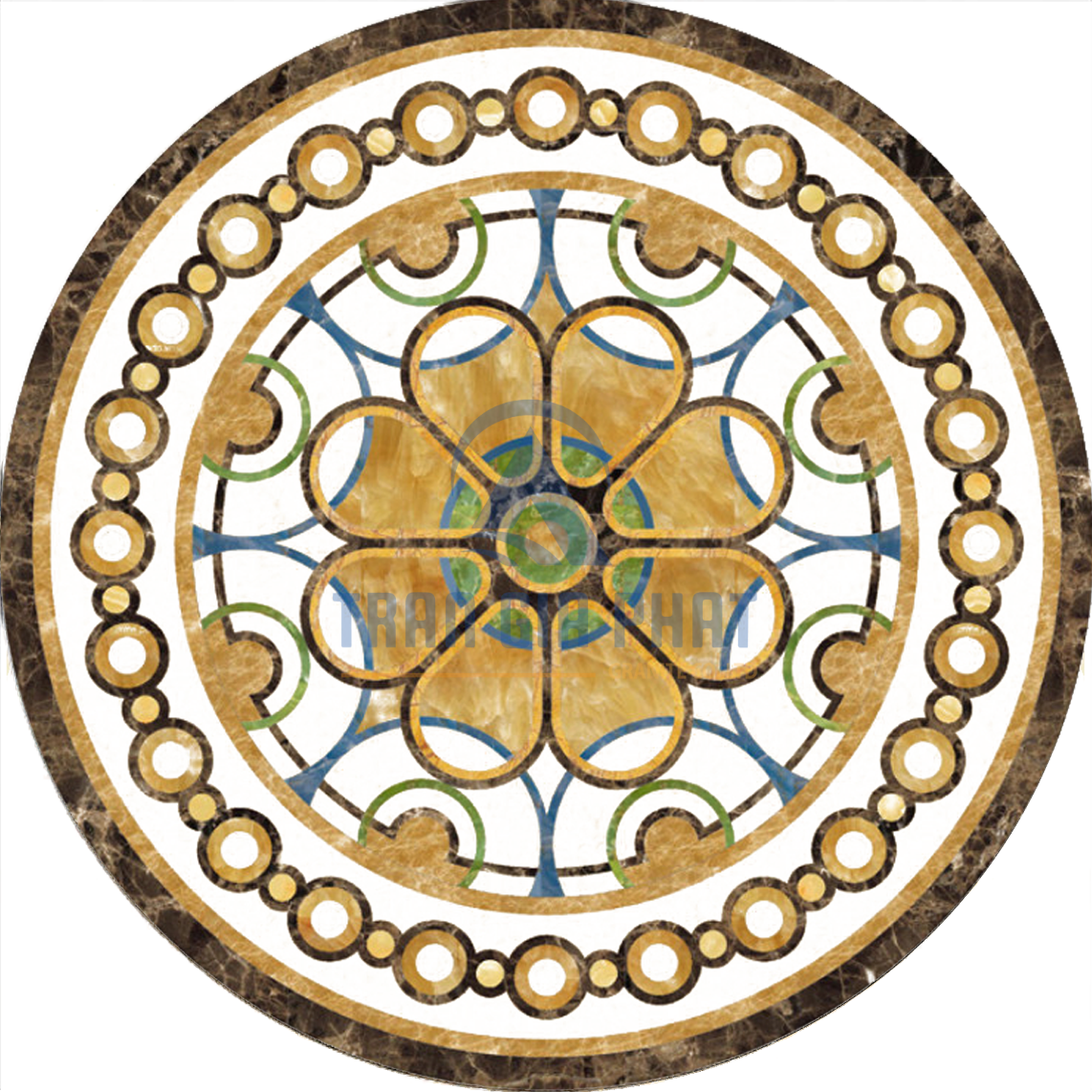 Đá Hoa Văn Tròn Cao Cấp C025