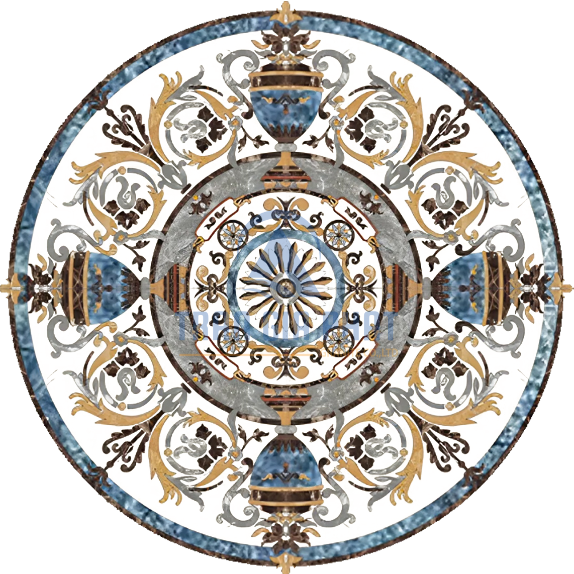 Đá Hoa Văn Tròn Cao Cấp C026