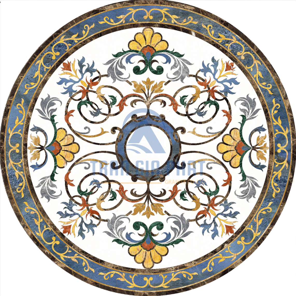 Đá Hoa Văn Tròn Cao Cấp C027