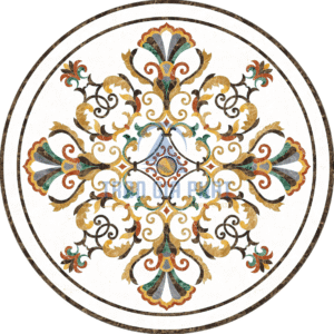 Đá Hoa Văn Tròn Cổ Điển C032