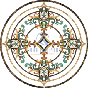 Đá Hoa Văn Tròn Cổ Điển C033