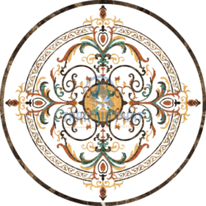 Đá Hoa Văn Tròn Cổ Điển C039