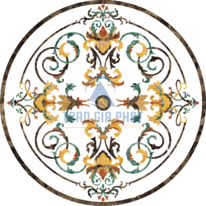 Đá Hoa Văn Tròn Cổ Điển C041