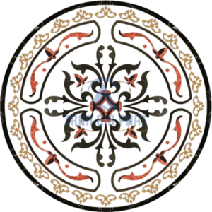 Đá Hoa Văn Tròn Hiện Đại C048