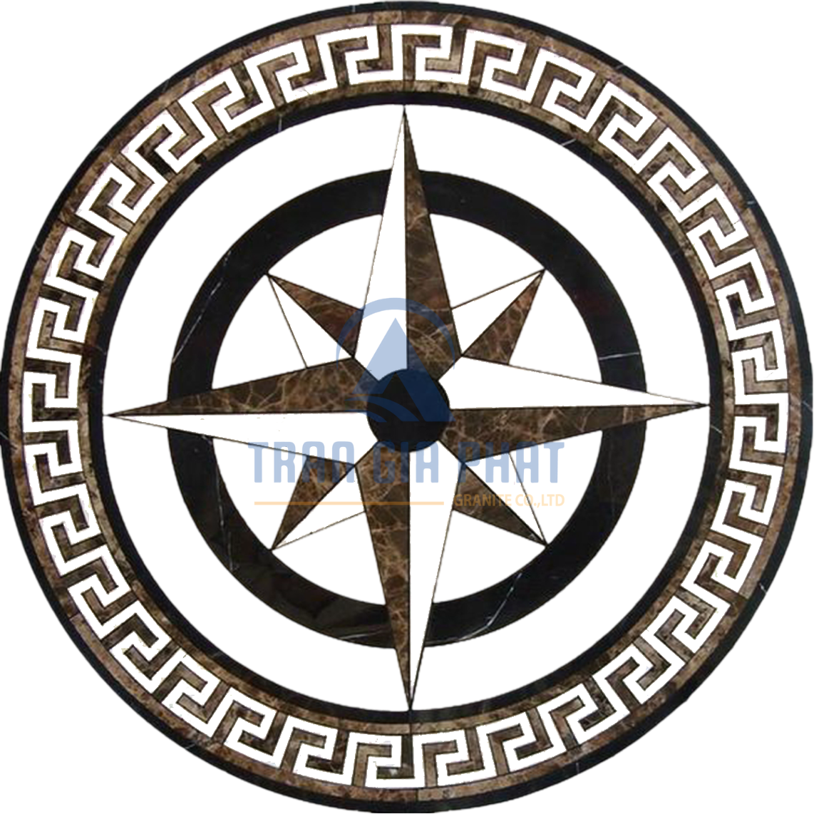 Đá Hoa Văn Tròn Hiện Đại C049