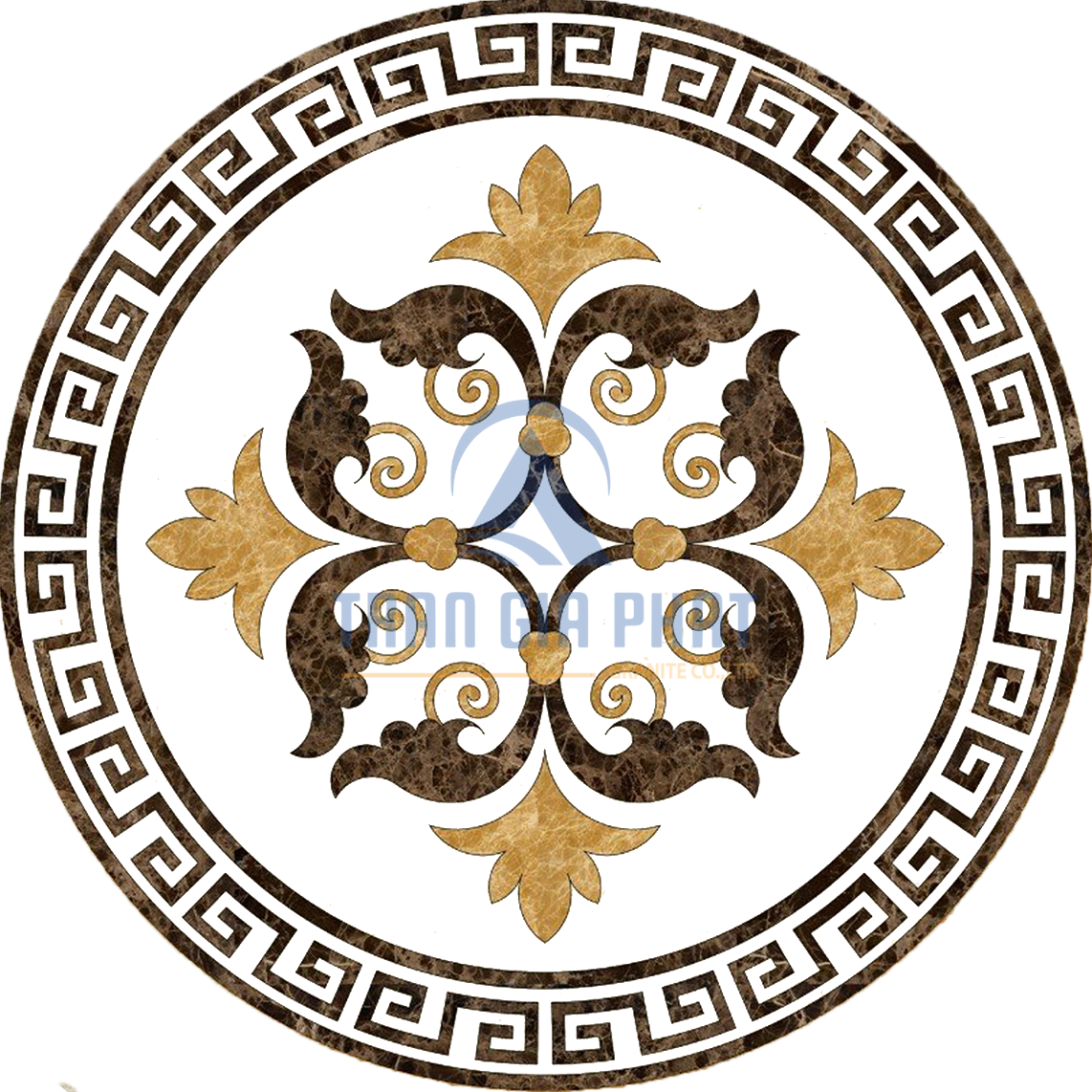 Đá Hoa Văn Tròn Hiện Đại C051