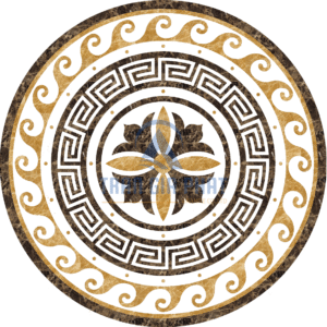 Đá Hoa Văn Tròn Hiện Đại C053