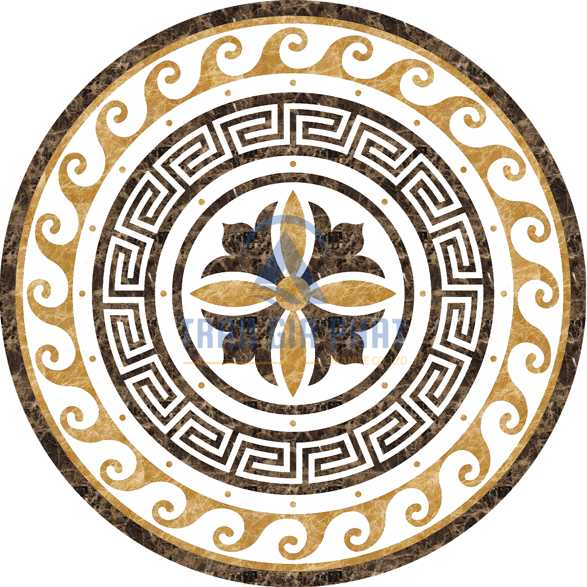 Đá Hoa Văn Tròn Hiện Đại C053