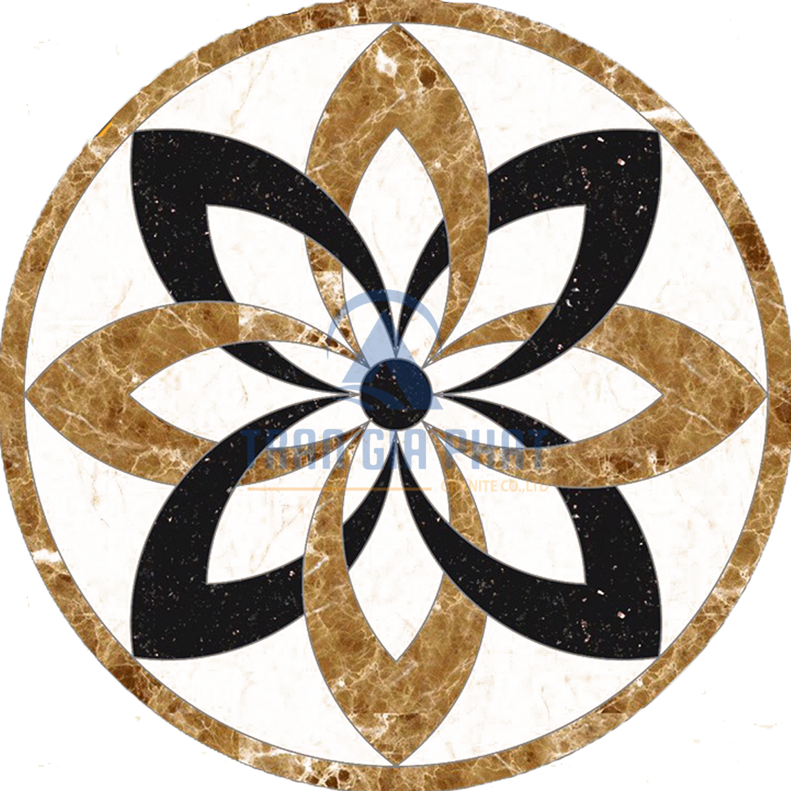 Đá Hoa Văn Tròn Hiện Đại C056