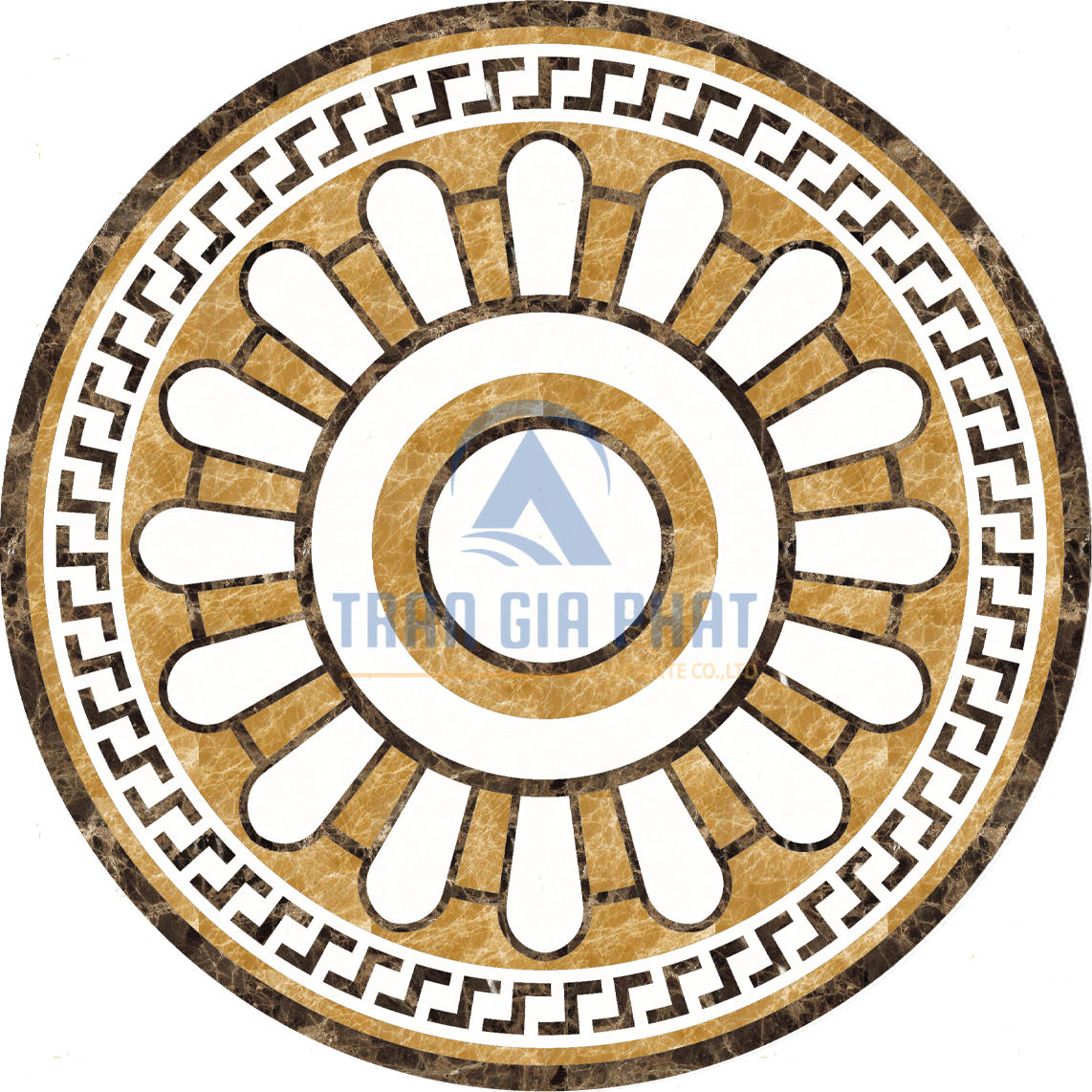 Đá Hoa Văn Tròn Hiện Đại C060