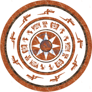 Đá Hoa Văn Trống Đồng C066