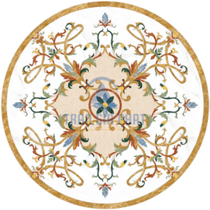 Đá Hoa Văn Tròn Cổ Điển C075