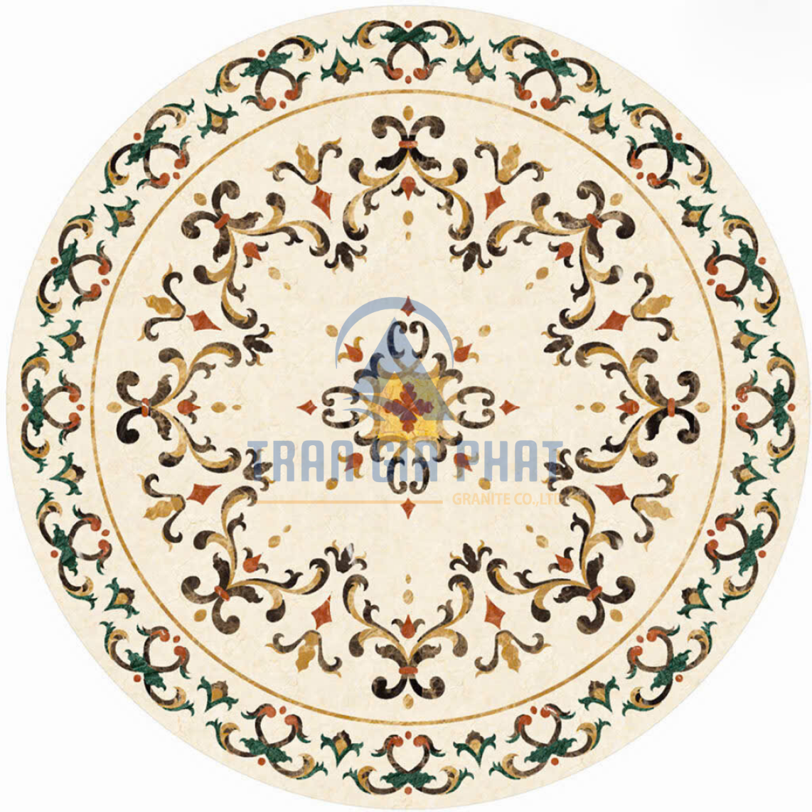 Đá Hoa Văn Tròn Cao Cấp C078