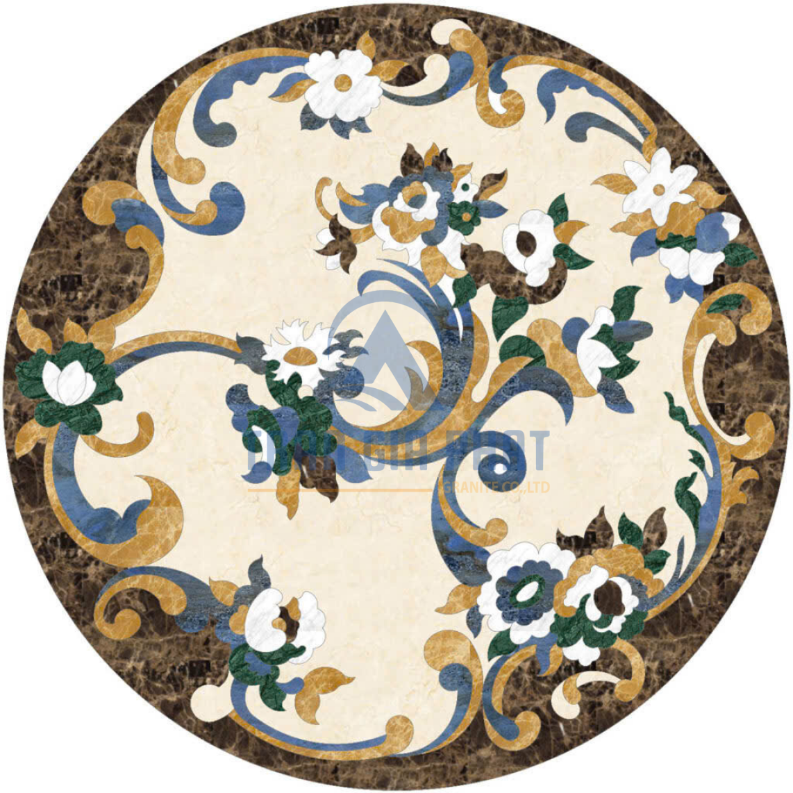 Đá Hoa Văn Tròn Cao Cấp C088