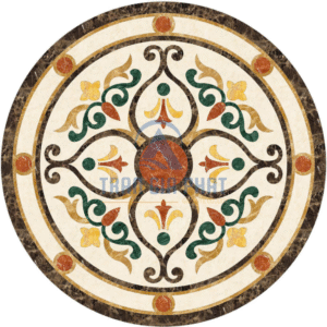 Đá Hoa Văn Tròn Cổ Điển C091