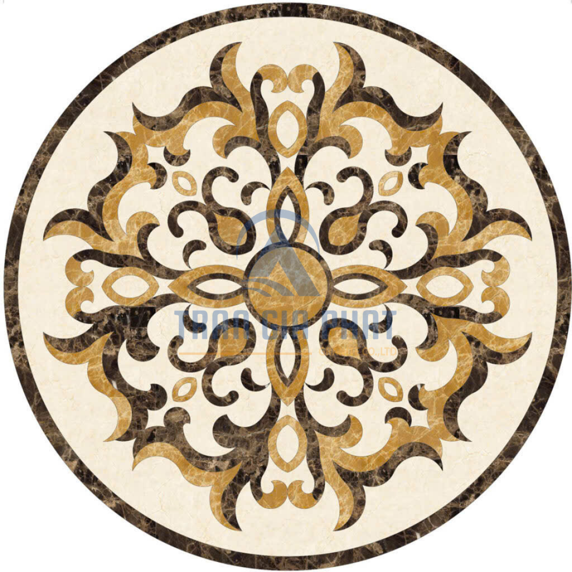 Đá Hoa Văn Tròn Hiện Đại C097