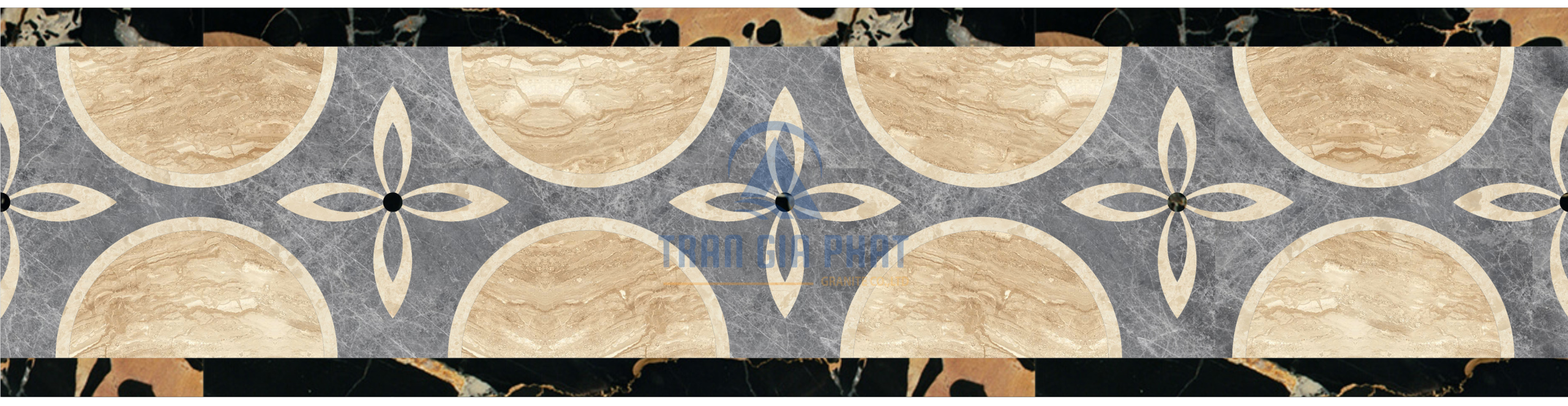 Đá Hoa Văn Dài Hiện Đại LR15