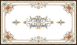 Đá hoa văn chữ nhật cao cấp R001