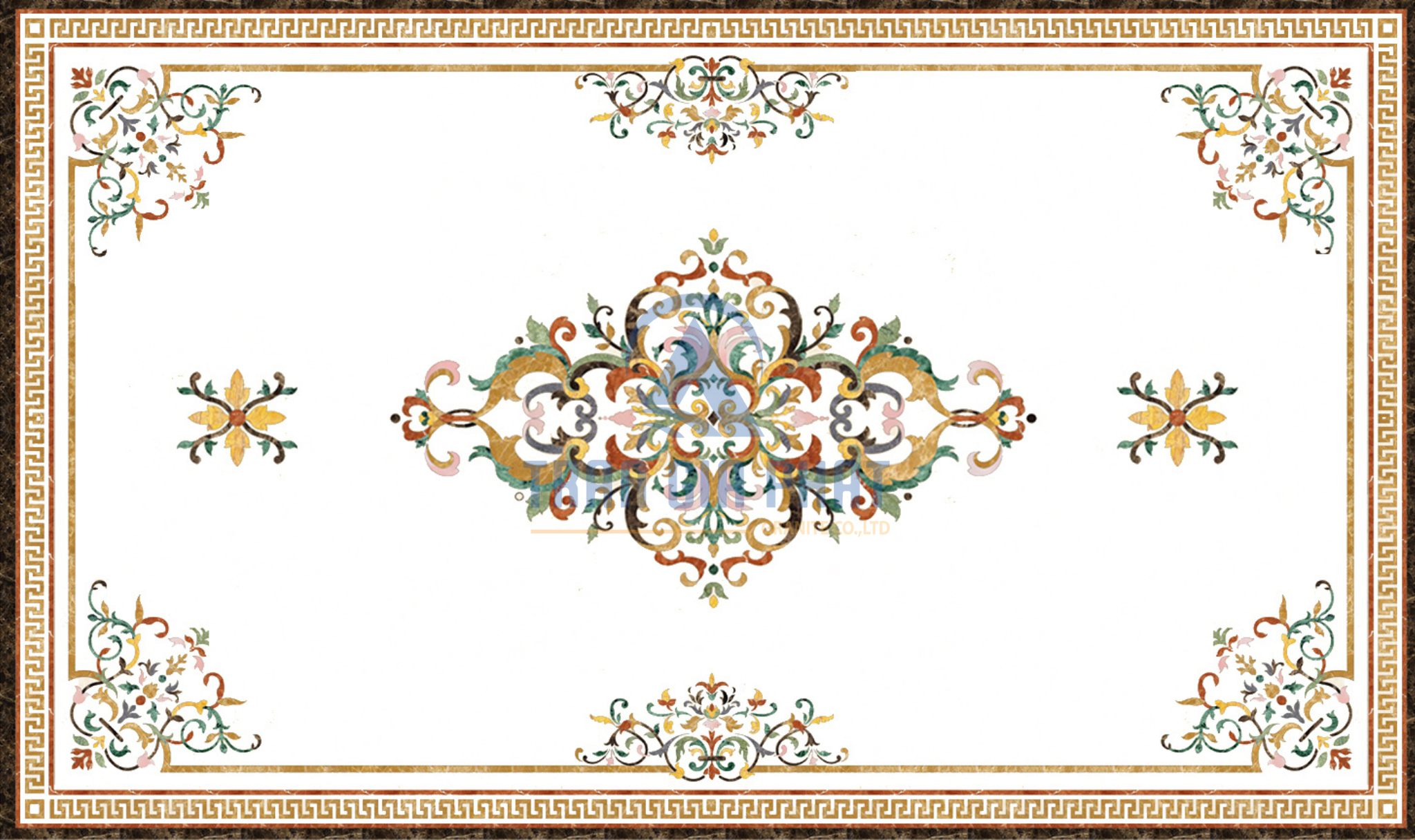 Đá hoa văn chữ nhật cao cấp R006