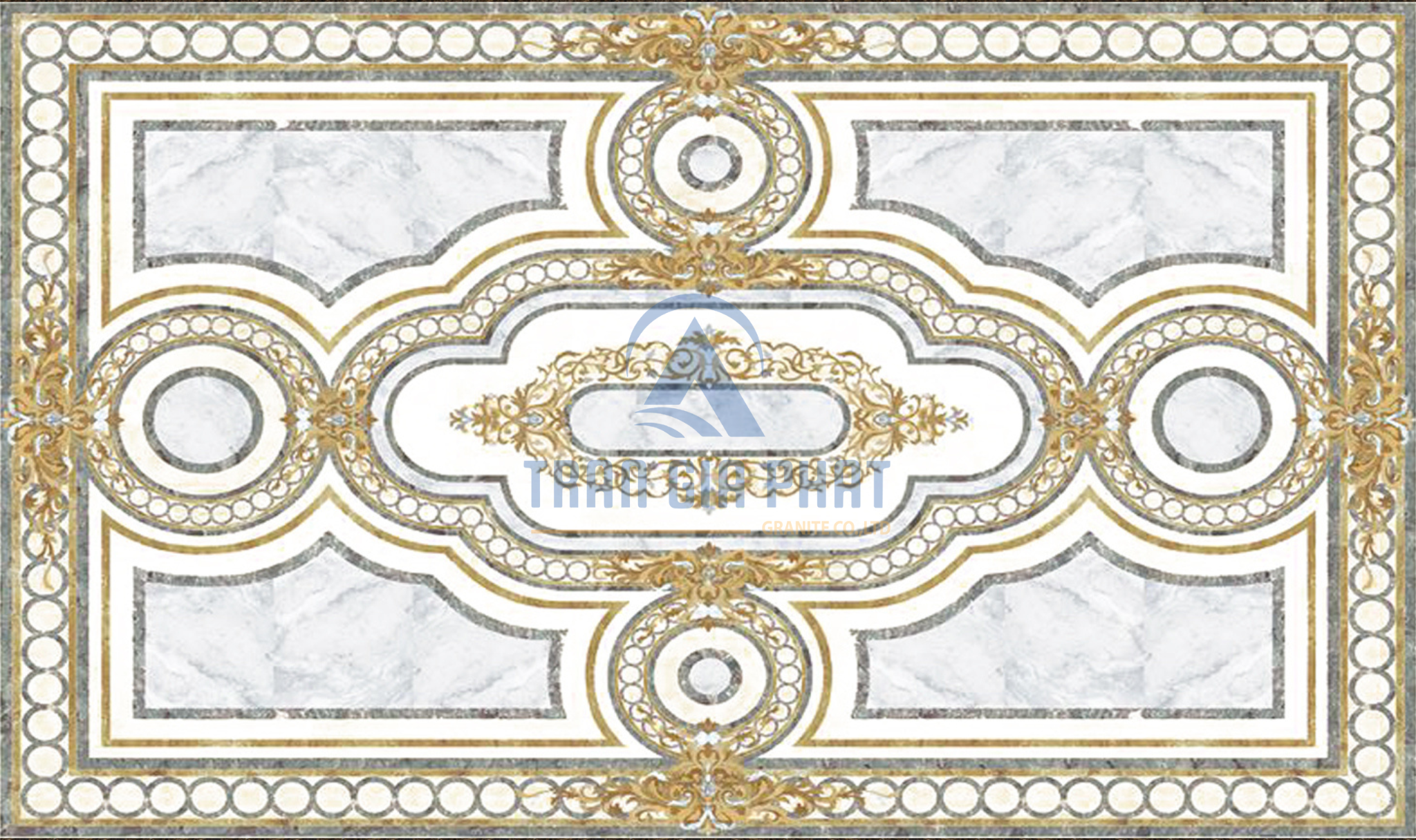 Đá hoa văn chữ nhật cao cấp R011