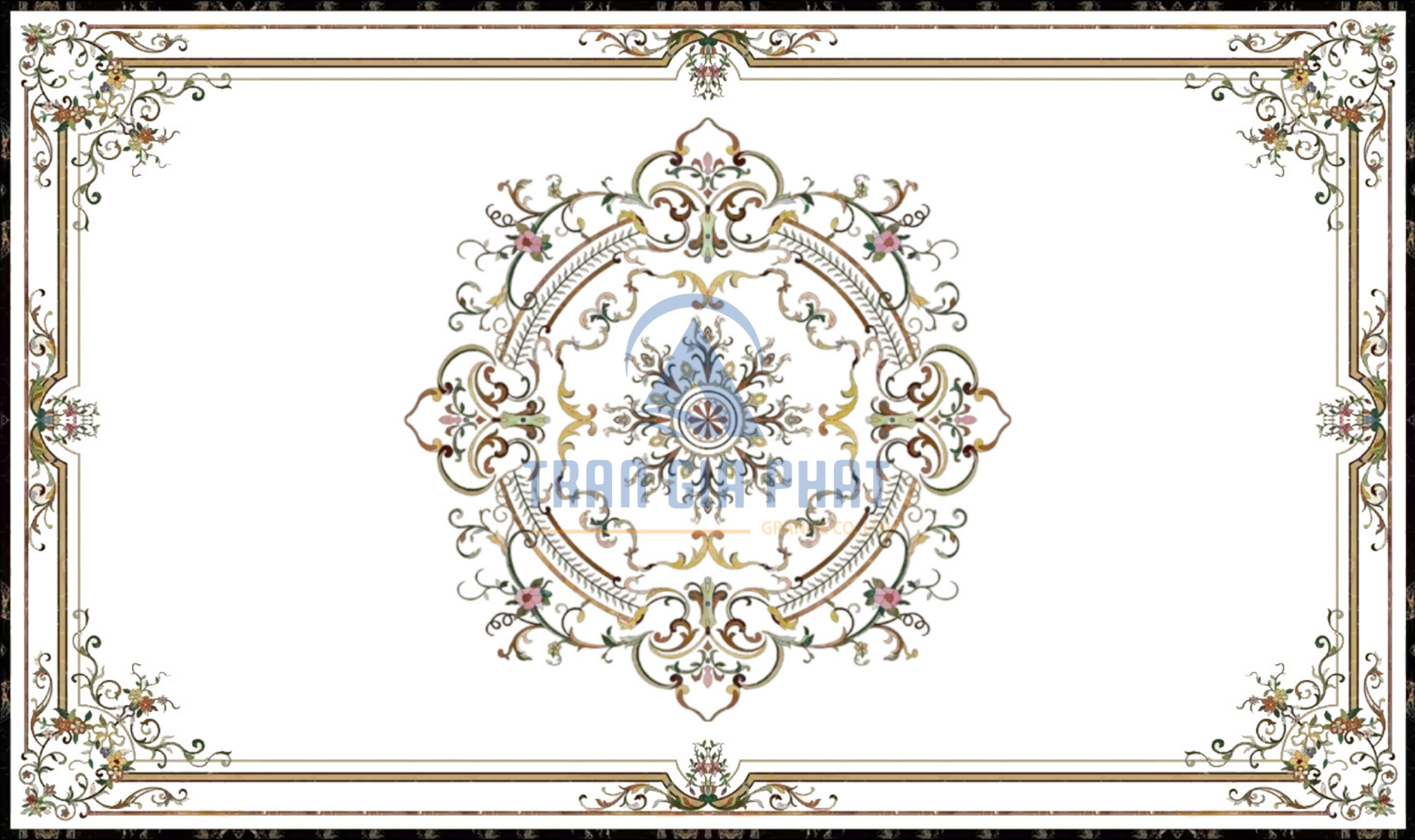 Đá hoa văn chữ nhật cao cấp R012