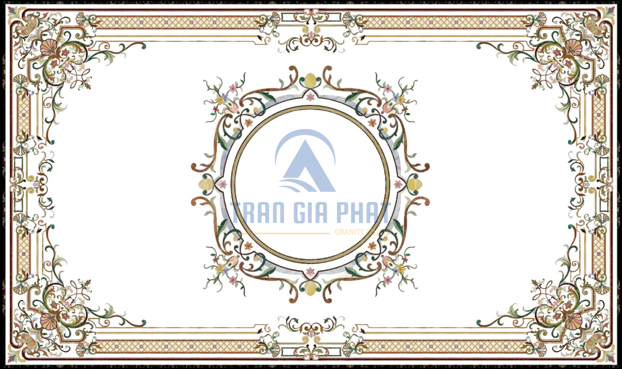 Đá hoa văn chữ nhật cao cấp R013