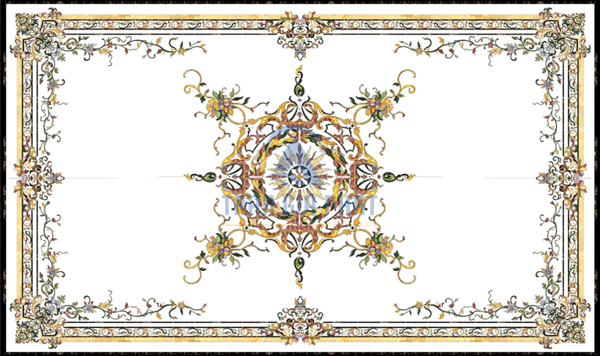 Đá hoa văn chữ nhật cao cấp R015